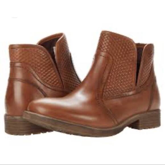 NEW Bed Stu Roan Gossip Ankle BootTan Handmade Leather Distressed Womens 8.5 - Picture 7 of 10